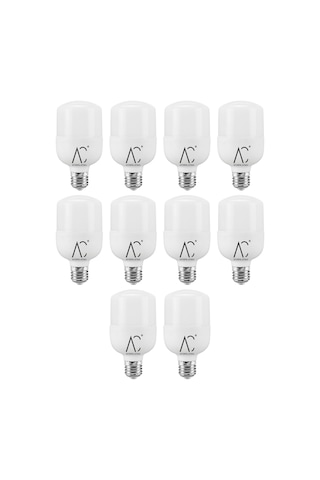 20w Torch Led Ampul Beyaz Işık 10 Adet
