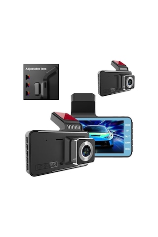 Navimex Dvr-411 3.16" Araç İçi Kamerası Dvr Wi-fi Lcd Ekranlı Gece Görüşlü 2 Kameralı 2k+1k G-sensör