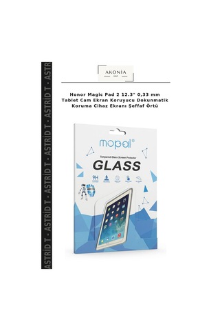 Honor Magic Pad 2 12.3" 0,33 Mm Tablet Cam Ekran Koruyucu Dokunmatik Koruma Cihaz Ekranı Şeffaf Örtü