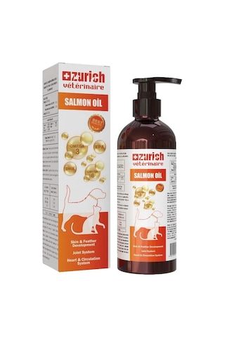 Zurich Veterinaire Salmon Oil / Omega 3 Ve Omega 6 Sıvı Desteği 200 ML