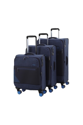 Baggaj V2412 Super Lıght Valiz Gri Set Blue