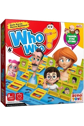 Zeno Toys Who Who Bil Bakalım Kutu Oyunu Zeno Toys Who Who Bil Bakalım Kutu Oyunu