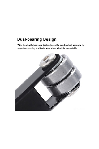 Symbee "100-125 Tip Taşlama Makinesi İçin Çift Rulmanlı Ayarlanabilir Bant Zımpara Adaptörü"