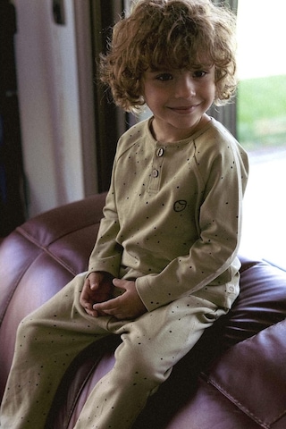 Littlegusto Little Gusto Bebek Pijama Takımı Cosmos Haki Organik Pamuk Çok Renkli