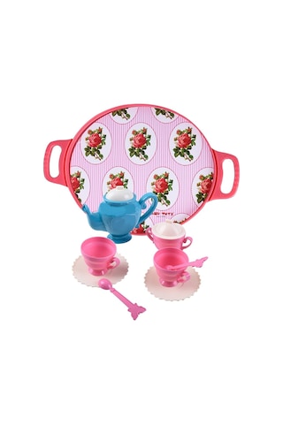 Zuzu Tepsili Çay Seti Pembe
