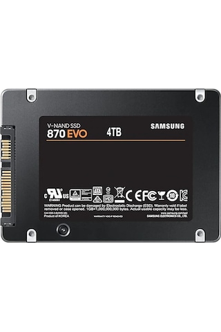 Samsung 870 EVO MZ-77E4T0BW 2.5" 4 TB SATA 3 SSD