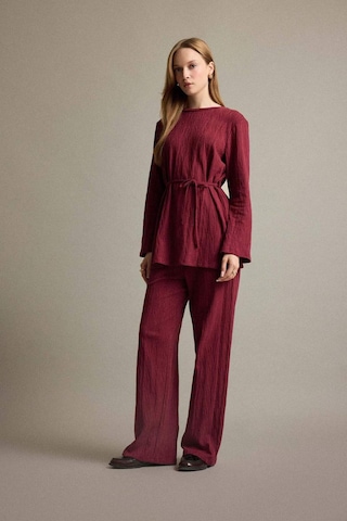 Defacto Wide Leg Geniş Paça Pantolon F6368ax25aubr115 Bordo