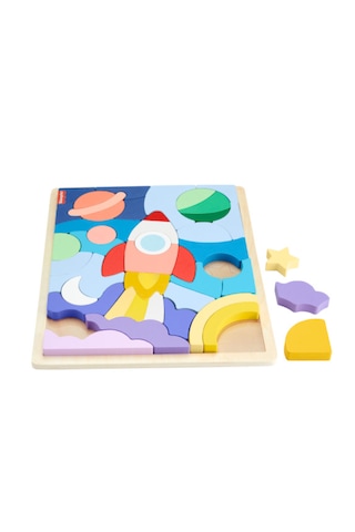 Fisher-Price Ahşap Uzay Yapboz HXY42