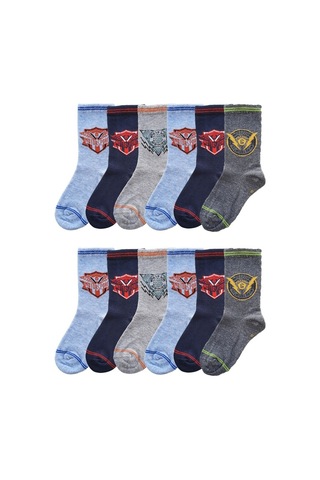 Ekinoks Erkek Çocuk Figürlü Soket Çorap 12 Li Paket Asorti