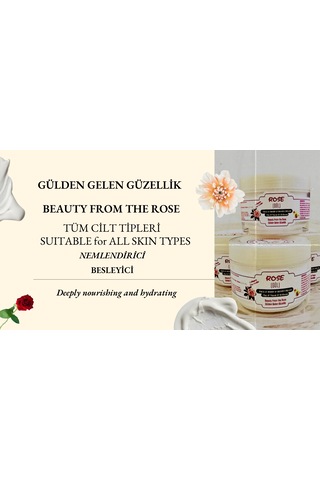 Secille Natural Organic Gül Özlü Yüz Vücut ve El Kremi 100 ML