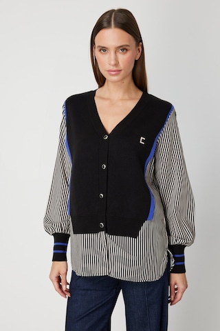 On Kadın Mix Kumaş Gömlekli Bluz 66374 Siyah Siyah