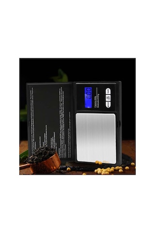 Küçük Dijital Hassas Cep Ölçeği Laboratuvar Mücevher Vb. Terazisi Lcd Elektronik Tartı Max: 500 Gr