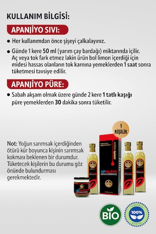 Apayrı Yaşam Bitkisel Apanjiyo Bio Kür Seti