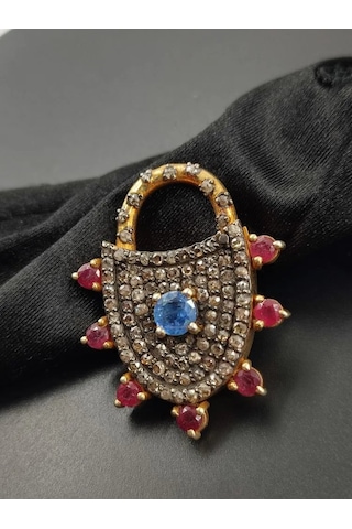 Tanzanit Yakut Elmas Kolye Ucu 283