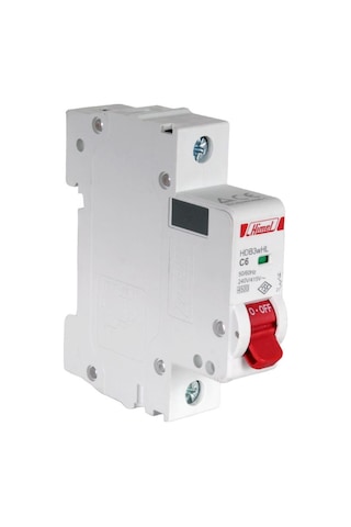 Himel 1x6A 4.5kA C Eğrisi Otomatik Sigorta