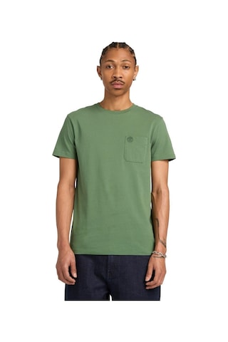 Timberland Dunstan River Chest Pocket Erkek T-shirt-32647 Yeşil