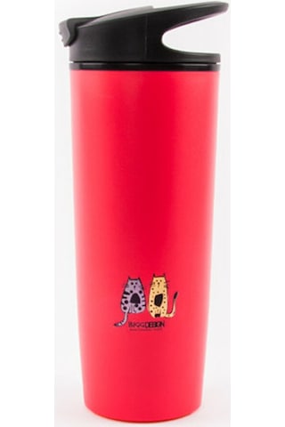 Biggdesign Cats Koleksiyon Kırmızı Devrilmez Mug