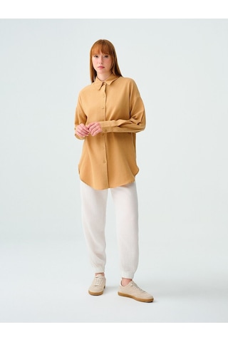 LOFT Regular Fit Kadın Pantolon Lf2031406 Q1.v1 Beyaz