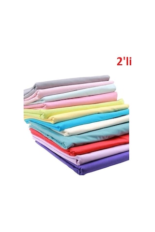 2 Adet 50x130 Karı Koca Yastık Kılıfı, Uzun Yastık Kılıfı 50x130