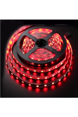 Şerit Led Tek Çipli İç Mekan Kırmızı Lamptime 111007 (5 Metre)
