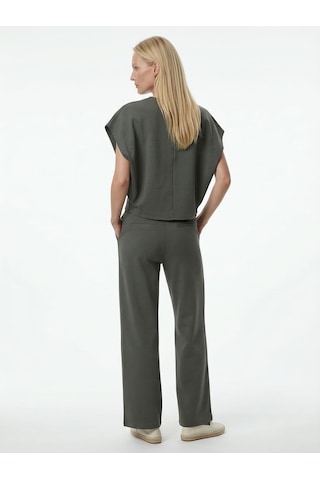 Xint Haki Pamuk Dokulu Oversize Sweat Pantolon 470535