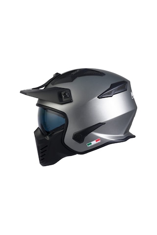 Sway Sw726x Tokyo Modüler Çene Açılır Kask Mat Titanium