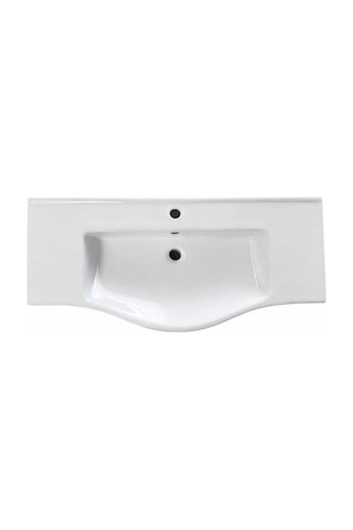 Bozvit 100 Cm Konsollu Lavabo Beyaz - 11100 Beyaz