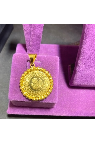 22 Ayar Altın Kolye Çeyrekli Kolye Ucu 3.67gr - Z00075