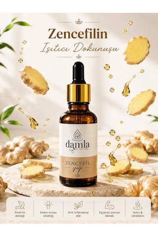 Biodamla Natural Zencefil Yağı 20 Ml