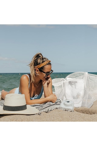 Vkemall 35l Katlanabilir Makyaj Çantası, Dayanıklı Nilon Ağı, Çamaşır-yemeği Saklama, Plaj-tatil-doğa Aktivitesi İçin