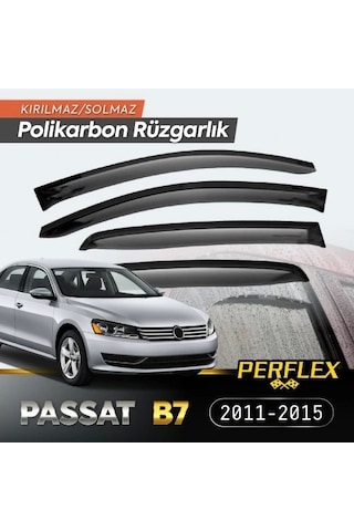 Vw Passat B7 2011-2015 Cam Rüzgarlığı V2 Düz Sol Ve Sağ