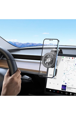 Manyetik Araç Telefon Tutucu Torpido Üstü Yapışkanlı 360 Döner Sabitleyici