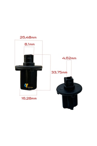 Bir Çok Marka İle Uyumlu Blender Dişli Kavrama Parçası Kısa Olan Ölçüsüne Dikkat Ediniz