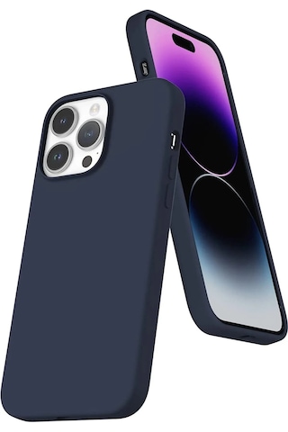 Apple Uyumlu iPhone 14 Pro Max Kılıfı Içi Kadife Silinebilir Logosuz Lansman