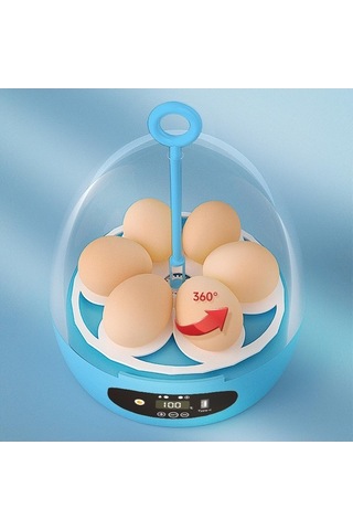 Novahub Suntek Mini 6 Yumurta Kuluçka Makinesi, Usb-otomatik-mavi