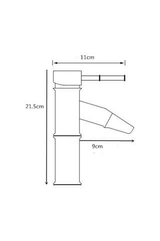 Bosphorusboutique02 Suntek Antik Bambu Gemi Batarya Mikser, Eski Tarz Mutfak Lavabo B
