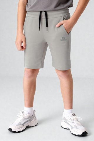 Tommylife Taş Standart Fit Basic Performans Erkek Çocuk Şort - 11303 Taş