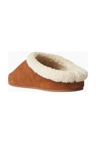 Camp Jeffrey Campbell Kadın Süet Ve Shearling Astarlı Sabo Terlik, Rahat Günlük Tasarım Kahverengi