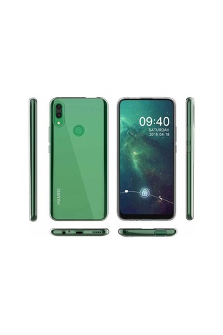 Huawei P Smart Z Kılıf Şeffaf İnce Ve Esnek Süper Silikon Kılıf Renksiz