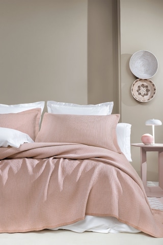 Yataş Bedding Digna Çift Kişilik Yatak Örtüsü Seti - Pudra