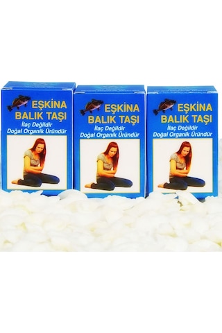 Eşkina Balık Taşı 28 Adet 1 Kutu Öğütülmüş Toz Hali