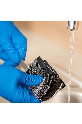 Vileda Glitzi Power Inox Çelik 2'li Bulasik Teli 3'lü Paket