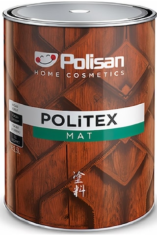 Polisan Politex Mat Vernikli Ahşap Koruyucu 2,5Lt Ceviz