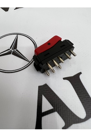 Alcamlar Mercedes W124 W201 W202 Dörtlü Flaşör Düğmesi 1248200110