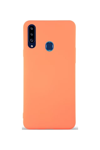 Samsung Galaxy Uyumlu A20S Kapak İçi Kadife Lansman Silikon Kılıf