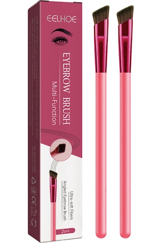 Wezone 2 Adet Çok Fonksiyonlu Kaş Fırçası - İnce Tüy, Dürtmeyen, Su Ve Ter Dayanıklı, Doğal立体 Göz Kaşları İçin