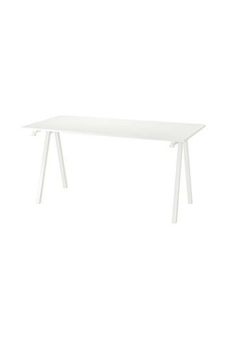 Ikea Trotten Çalışma Masası Tablası, Beyaz, 160x80 Cm