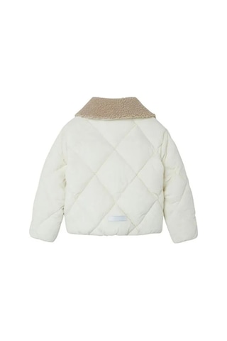 Name It Nkfmelbourne Unisex Çocuk Şişme Mont Ekru