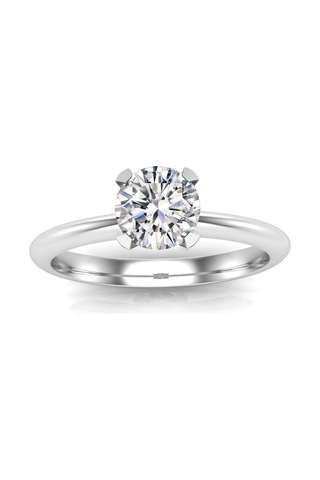 1,00 Karat H Renk Uluslararası Sertifikalı Pırlanta Tektaş Yüzük