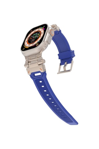 Tuva Teknoloji Watch 42mm Clo Krd-108 Metal Başlıklı Silikon Kordon-starlight-siyah